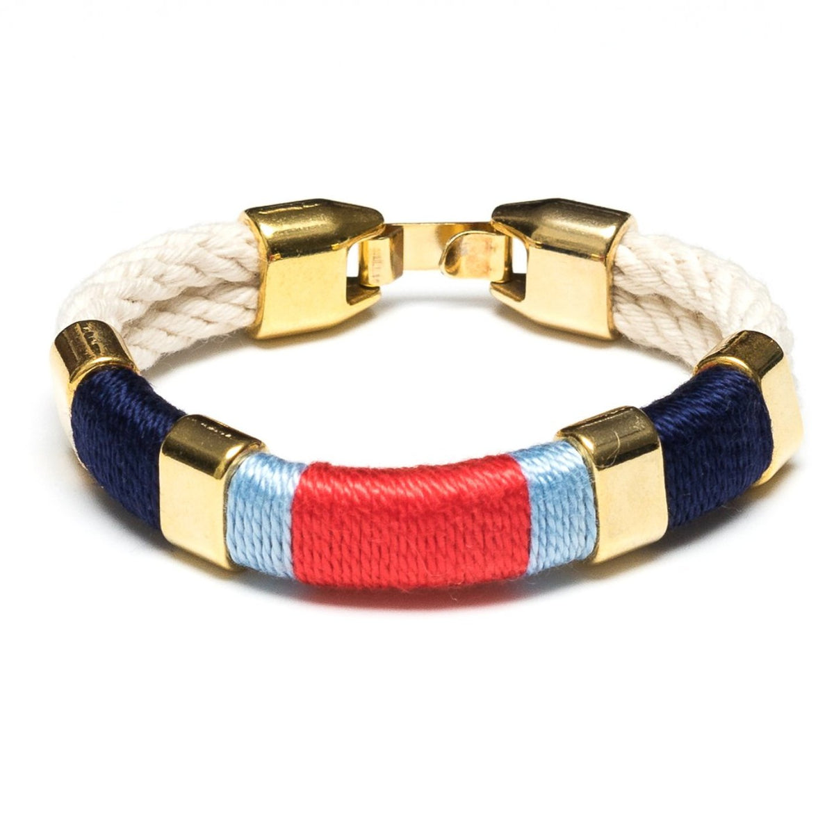 Newbury - Ivory/Navy/Blue/Coral/Gold