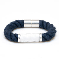 Hanover - Navy/White/Silver