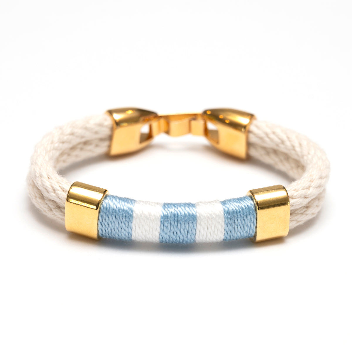 Yarmouth - Ivory/Light Blue/White/Gold