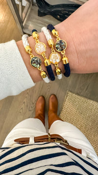 Monomoy - Navy/Mother of Pearl/Gold