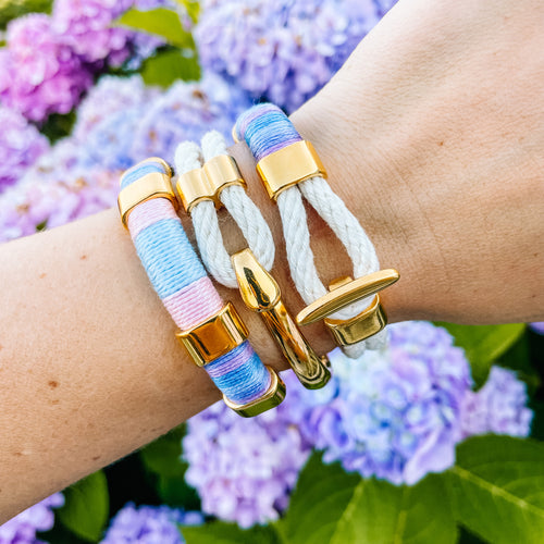 Allison Cole Jewelry Nautical Hydrangea Bracelets