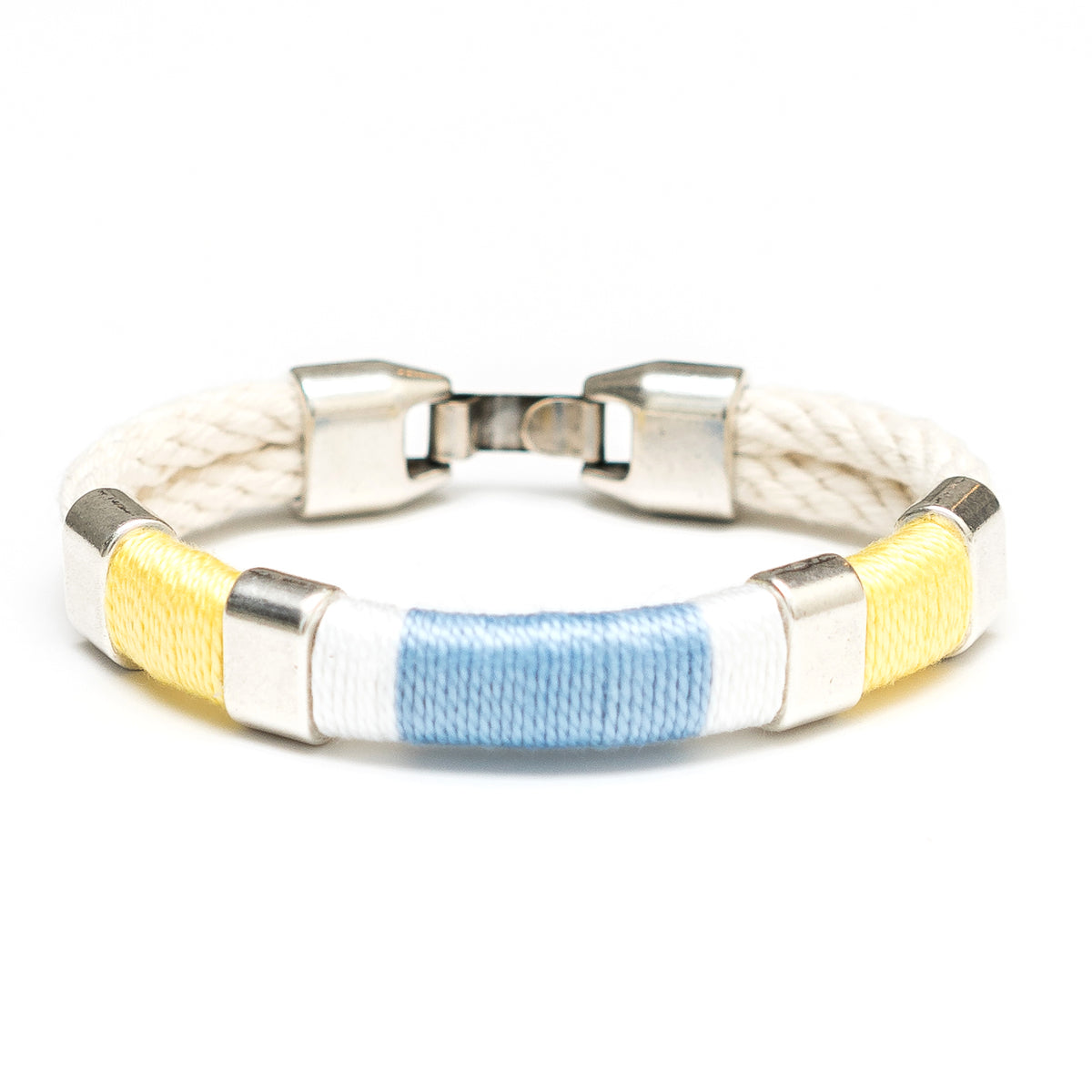 Newbury - Ivory/Yellow/White/Blue/Silver