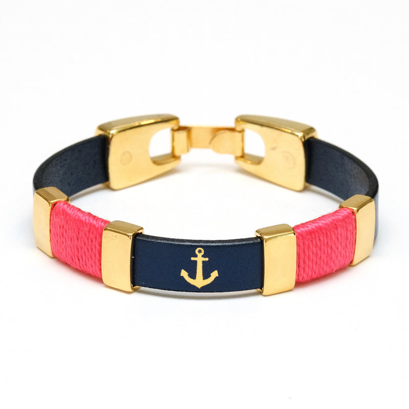 Chatham - Navy/Coral/Gold