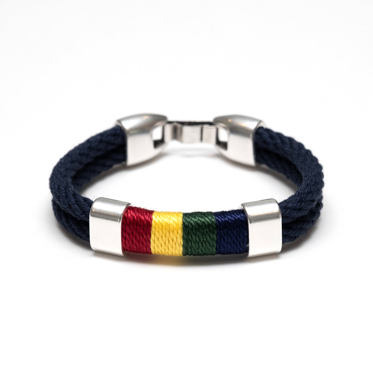 Hancock Bracelet - Navy/Silver