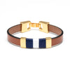 Bristol - Mahogany/Navy/White/Gold