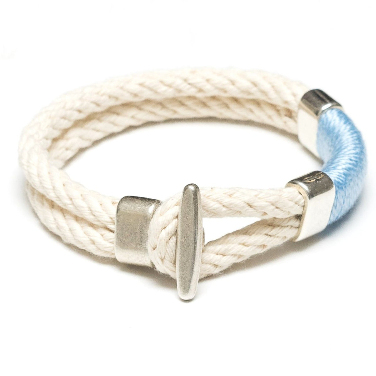 Cambridge - Ivory/Light Blue/Silver