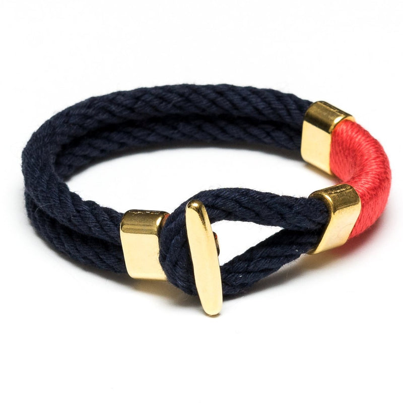 Cambridge - Navy/Coral/Gold
