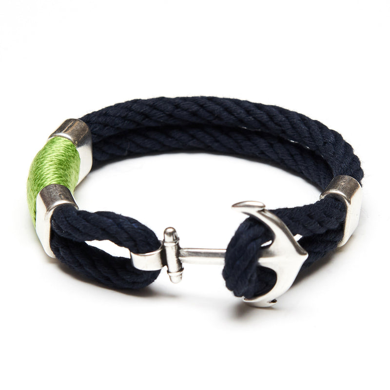 Waverly - Navy/Lime/Silver