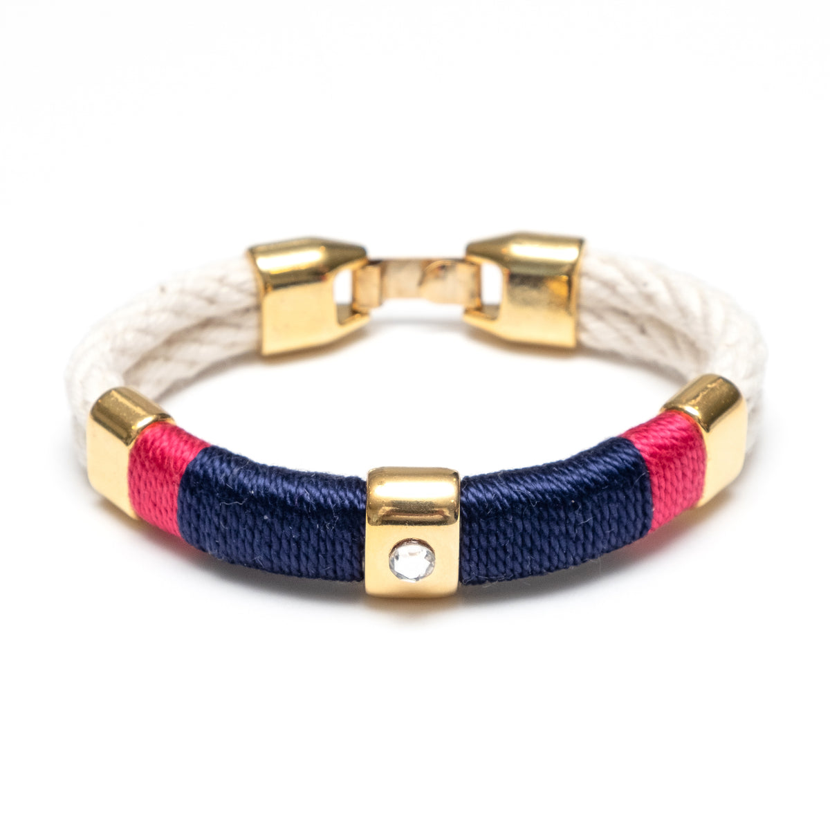 Kingston - Ivory/Navy/Pink/Gold