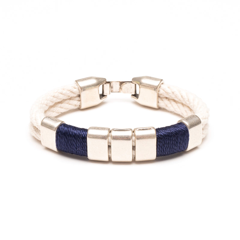 Braddock - Ivory/Navy/Silver