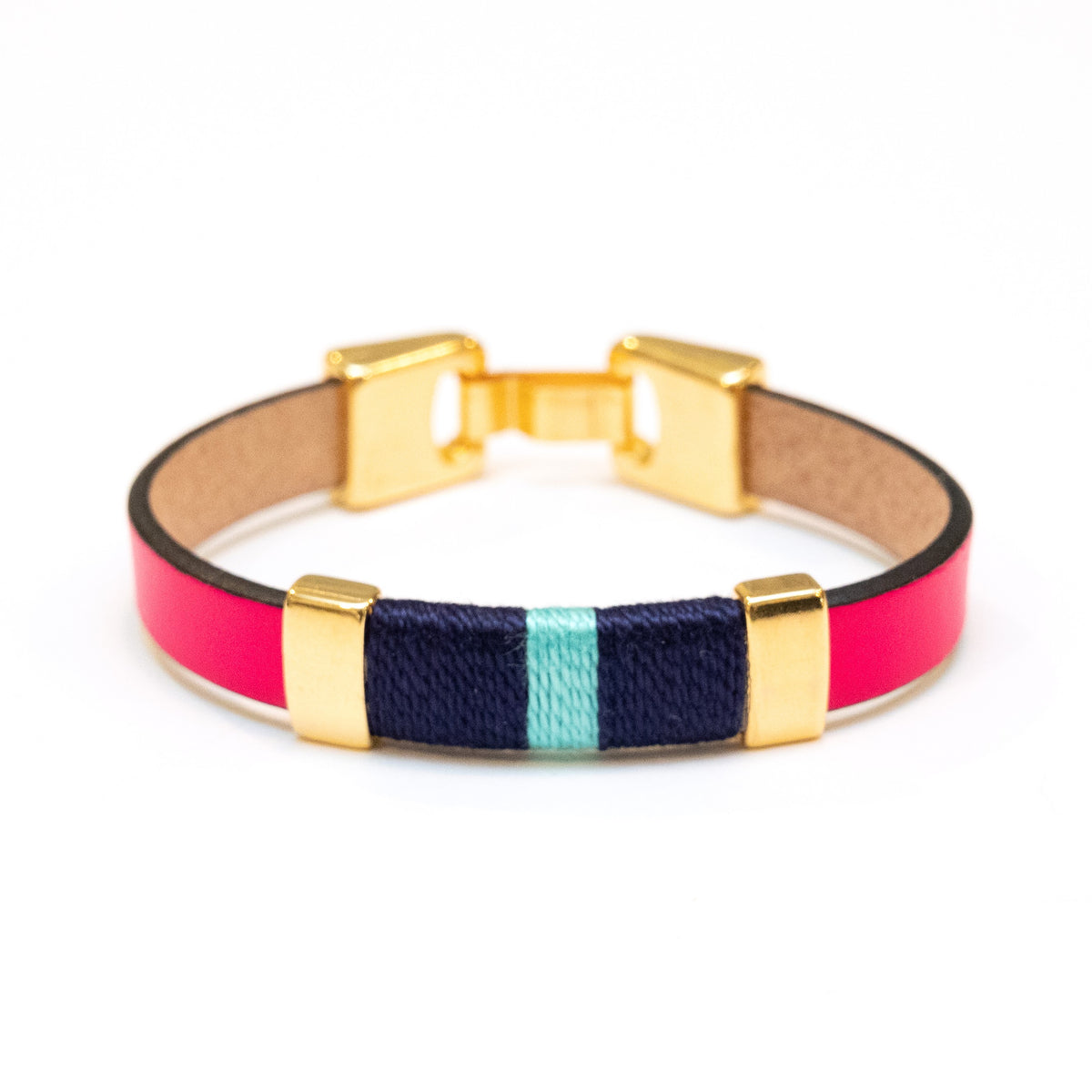 Bristol - Neon Pink/Navy/Turquoise/Gold