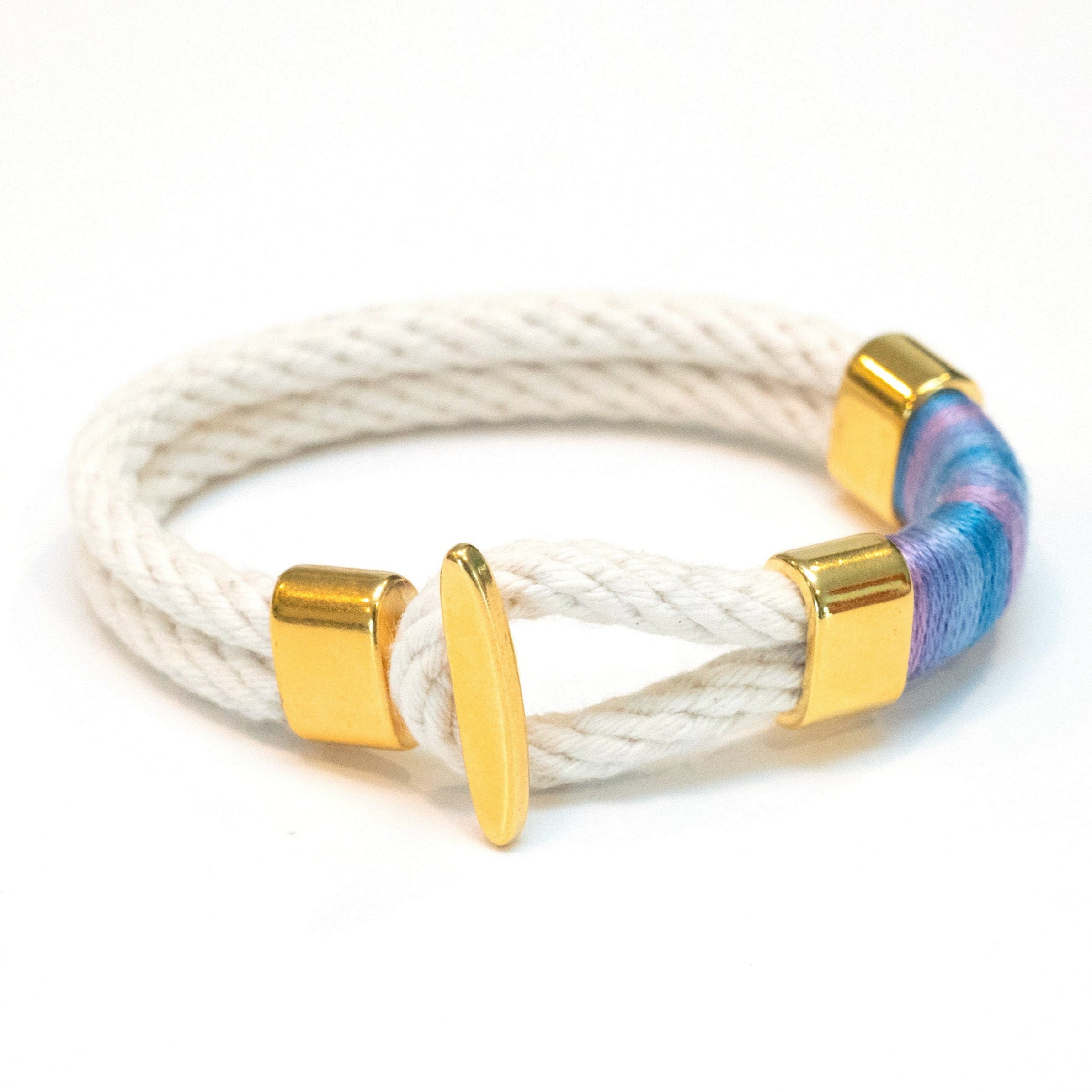 Mens Handmade Rope Chain Bracelet 4.5mm 8