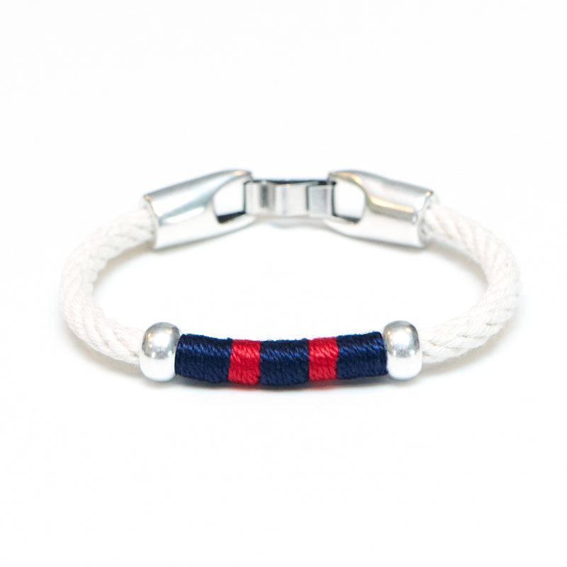 Liberty - Ivory/Navy/Red/Silver