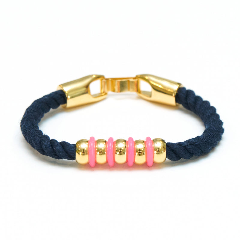 Regent - Navy/Pink/Gold