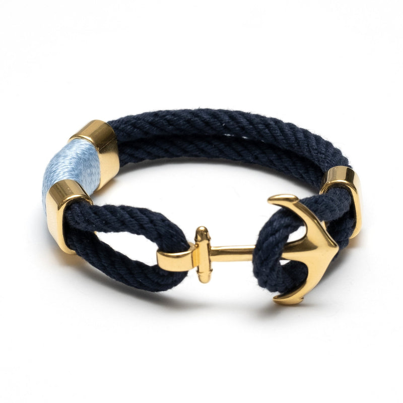 Waverly - Navy/Light Blue/Gold